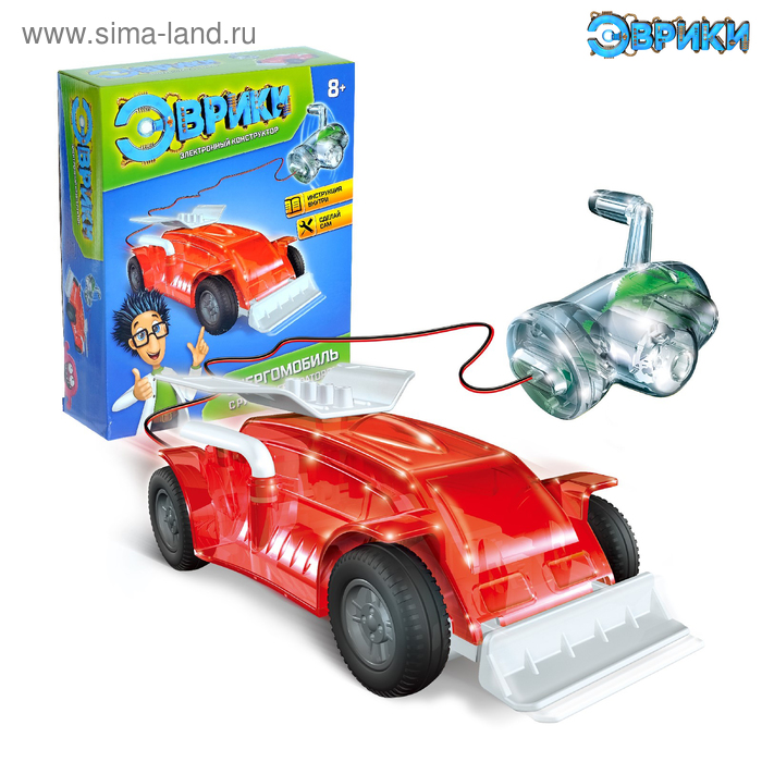 Электронный конструктор «Энергомобиль», с ручным генератором
Электронный конструктор «Энергомобиль», с ручным генератором