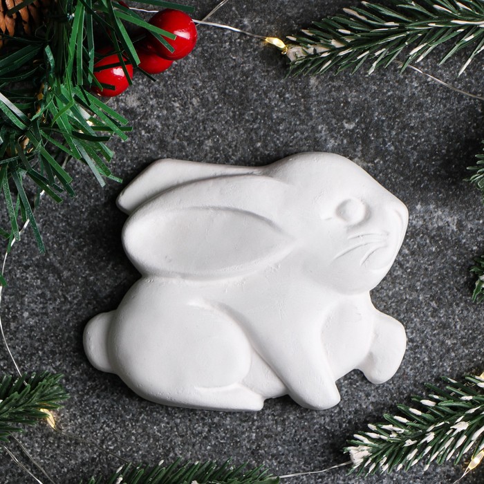 Фигура под роспись "Заяц" 11х8см 
Фигура под роспись "Заяц" 11х8см