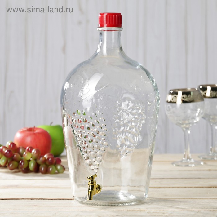 фото Бутылка 4,5 л "ровоам", с краником