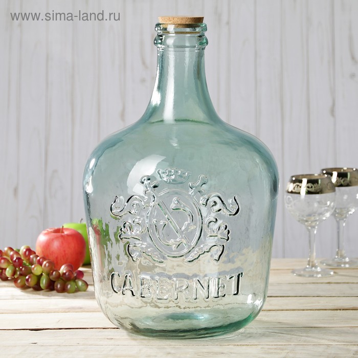 фото Бутылка 12 л garrafa cabernet, с пробкой