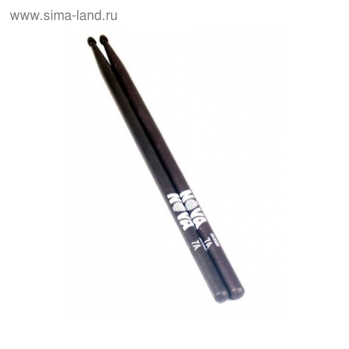 Барабанные палочки VIC FIRTH N7AB 7A с деревянным наконечником, цвет - черный, орех 
Барабанные палочки VIC FIRTH N7AB 7A с деревянным наконечником, цвет - черный, орех
