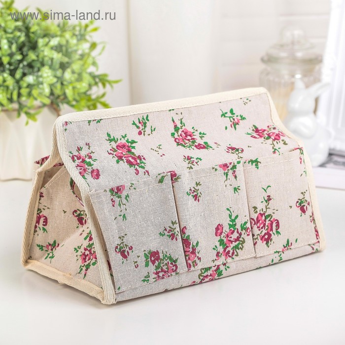 Бокс для мелочей «Цветы», 6 карманов, 25×16,5×16 см
Бокс для мелочей «Цветы», 6 карманов, 25×16,5×16 см