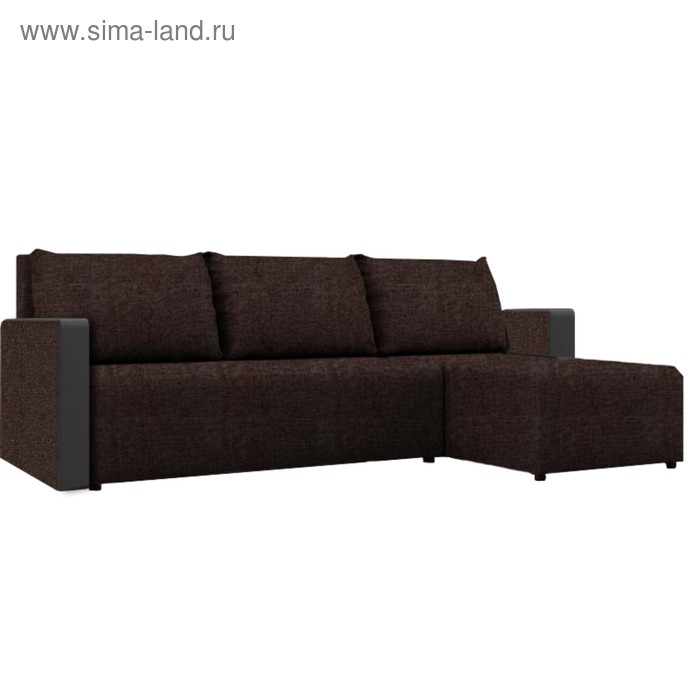 Угловой диван «Алиса 3», еврокнижка, рогожка, цвет savana chocolate / мarvel dark brown
Угловой диван «Алиса 3», еврокнижка, рогожка, цвет savana chocolate / мarvel dark brown