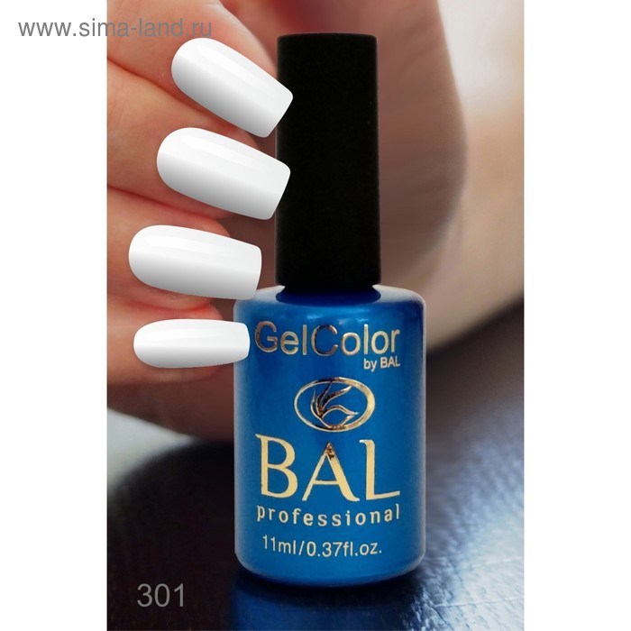 Гель-лак каучуковый BAL GelColor №301, 11 мл
Гель-лак каучуковый BAL GelColor №301, 11 мл