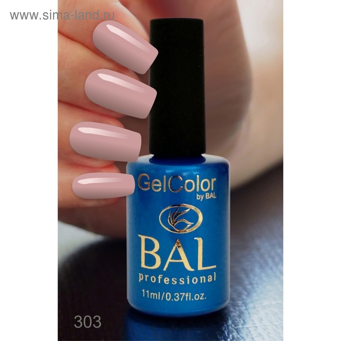 Гель-лак каучуковый BAL GelColor №303, 11 мл
Гель-лак каучуковый BAL GelColor №303, 11 мл