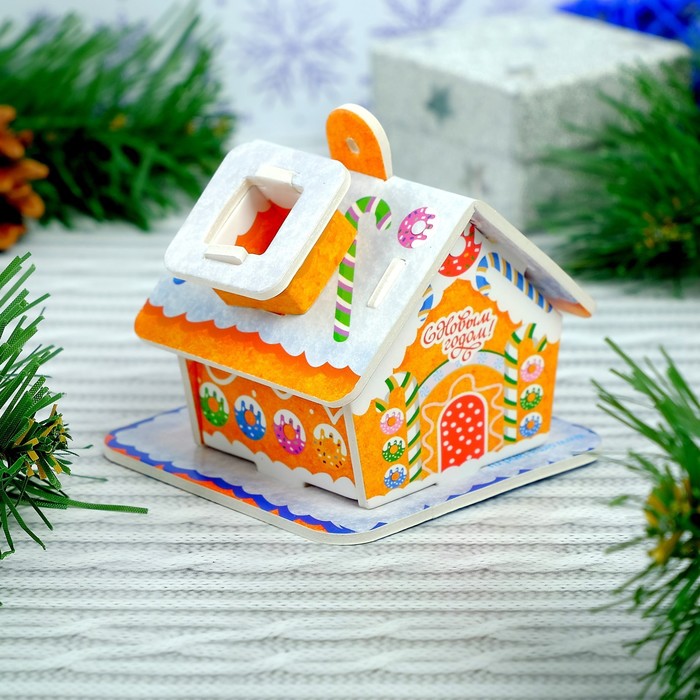 фото 3d конструктор-подвеска «пряничный домик» unicon