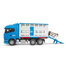 Машинка Scania «Фургон» для перевозки животных с коровой, подходит модуль со звуком и светом «H»
Машинка Scania «Фургон» для перевозки животных с коровой, подходит модуль со звуком и светом «H»