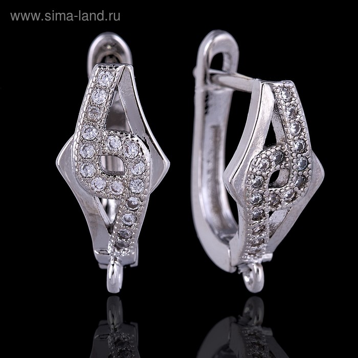 Швензы с английской застежкой с цирконом "Инь-Ян", цвет белый в серебре
Швензы с английской застежкой с цирконом "Инь-Ян", цвет белый в серебре