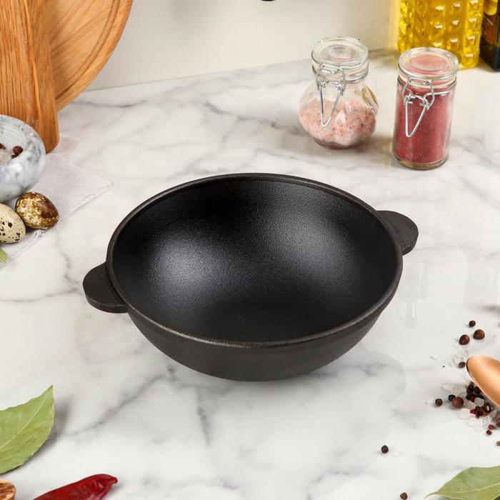 Сковорода чугунная WOK "ХОРЕКА", 180х63 мм, 1.1 л, ТМ BRIZOLL
Сковорода чугунная WOK "ХОРЕКА", 180х63 мм, 1.1 л, ТМ BRIZOLL