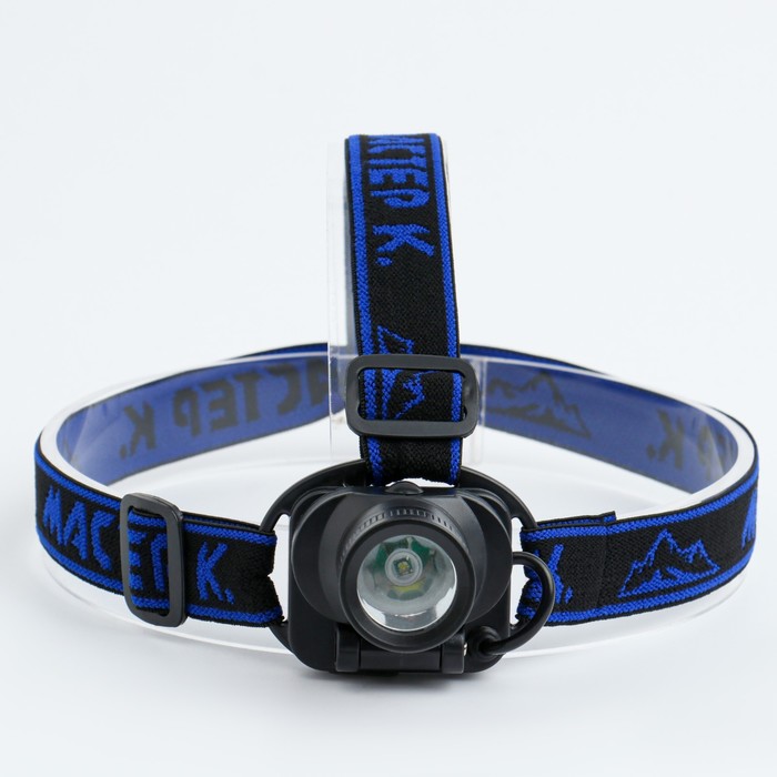 Фонарь налобный аккумуляторный "Мастер К.", 3 Вт, 180 лм, 1 LED, 3 режима, 5.5 х 6 х 5.5 см 
Фонарь налобный аккумуляторный "Мастер К.", 3 Вт, 180 лм, 1 LED, 3 режима, 5.5 х 6 х 5.5 см