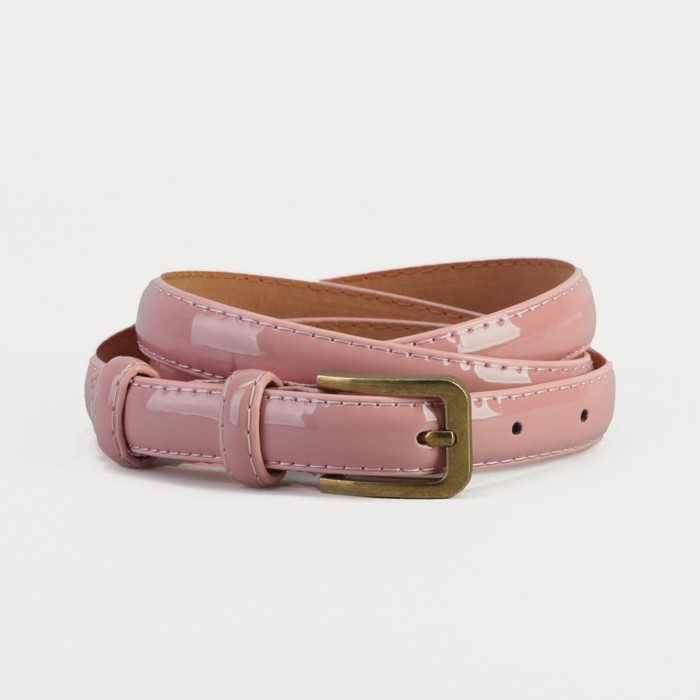 Ремень, гладкий, ширина - 1,8 см, пряжка матовое золото, цвет розовый
Ремень, гладкий, ширина - 1,8 см, пряжка матовое золото, цвет розовый