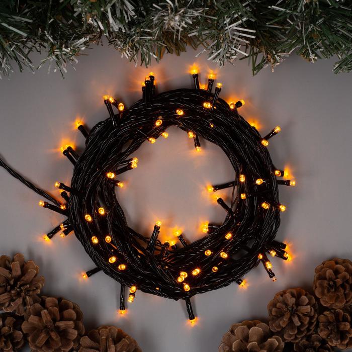 Гирлянда «Нить» 10 м, IP20, тёмная нить, 100 LED, свечение жёлтое, 8 режимов, 220 В
Гирлянда «Нить» 10 м, IP20, тёмная нить, 100 LED, свечение жёлтое, 8 режимов, 220 В