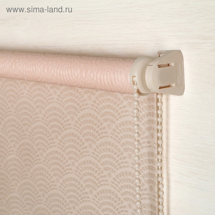 фото Штора рулонная «дольче вита», 60 х 160 см, цвет персиковый магеллан