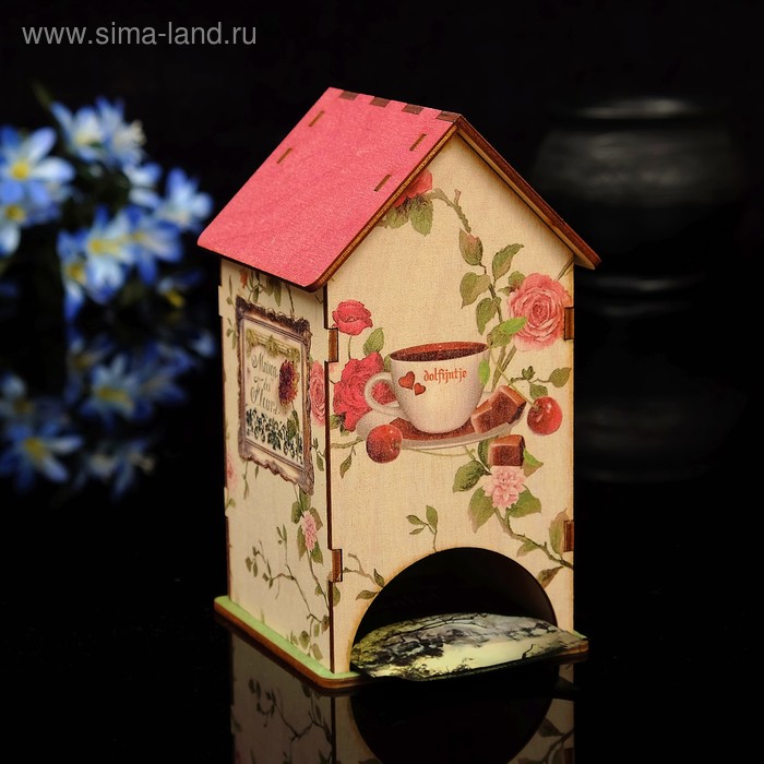 Чайный домик "Розы" с УФ-печатью, 8,5х9,5х16см
Чайный домик "Розы" с УФ-печатью, 8,5х9,5х16см