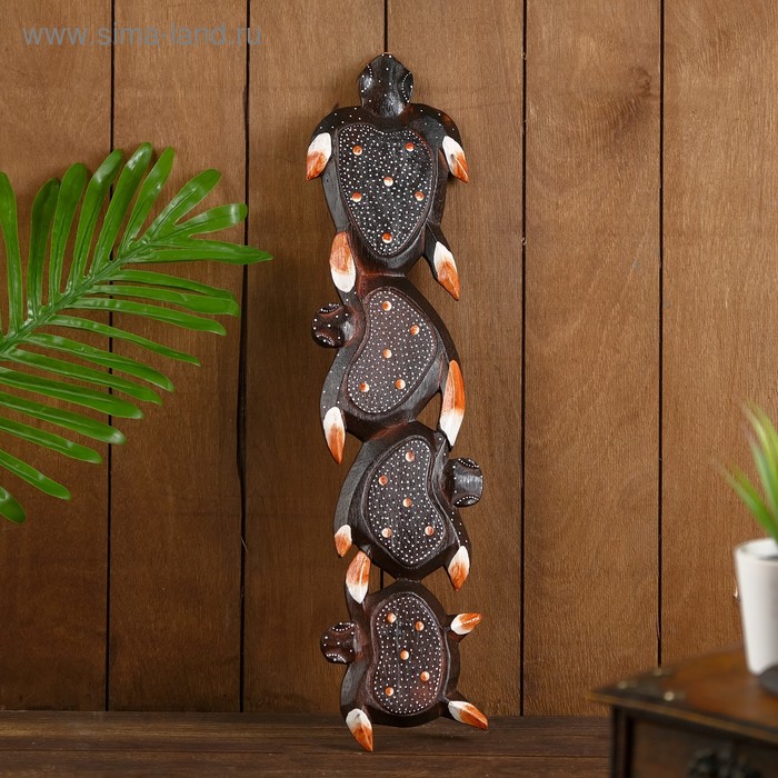 Панно настенное "Черепашки" 15х1,1х50 см
Панно настенное "Черепашки" 15х1,1х50 см