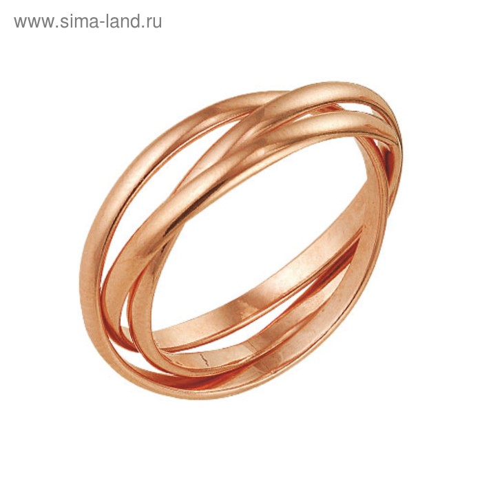 Кольцо "Три нити", позолота, 18 размер
Кольцо "Три нити", позолота, 18 размер