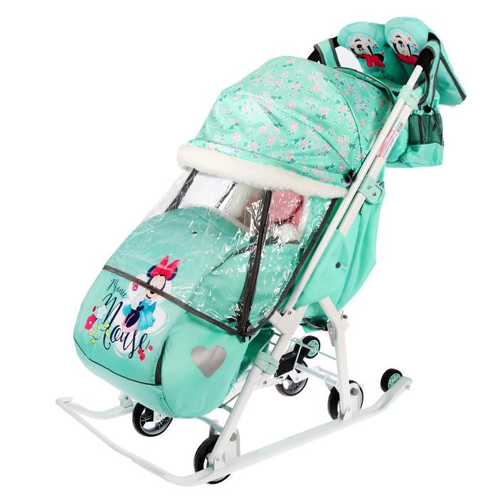 Санки коляска «Disney-baby 2. Минни Маус», цвет мятный
Санки коляска «Disney-baby 2. Минни Маус», цвет мятный