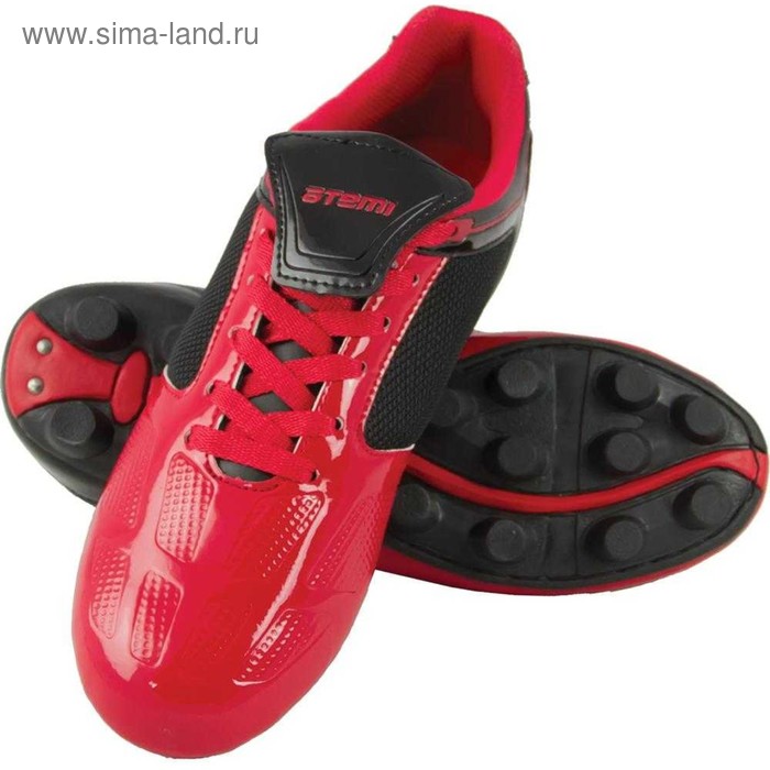 Футбольные бутсы, цвет красно-чёрный, синтетическая кожа, размер 35
Футбольные бутсы, цвет красно-чёрный, синтетическая кожа, размер 35