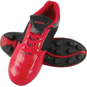 Футбольные бутсы, цвет красно-чёрный, синтетическая кожа, размер 43 
Футбольные бутсы, цвет красно-чёрный, синтетическая кожа, размер 43