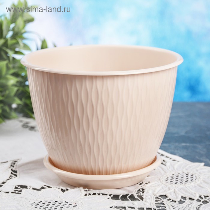 Горшок для цветов «Рэйн» с поддоном, 2,4 л, цвет розовый
Горшок для цветов «Рэйн» с поддоном, 2,4 л, цвет розовый