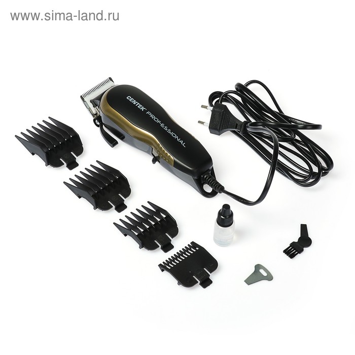 Машинка для стрижки Centek CT-2125, 10 Вт, 4 насадки, керамика, черно-золотая
Машинка для стрижки Centek CT-2125, 10 Вт, 4 насадки, керамика, черно-золотая