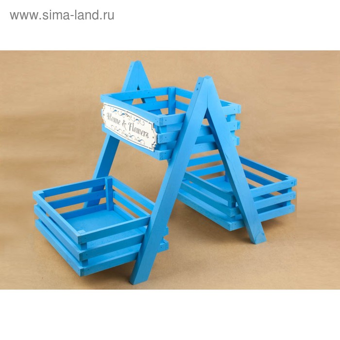 Кашпо деревянное 63×33×47.5 см из ящиков Триада, "Home Flowers", голубой Дарим Красиво
Кашпо деревянное 63×33×47.5 см из ящиков Триада, "Home Flowers", голубой Дарим Красиво