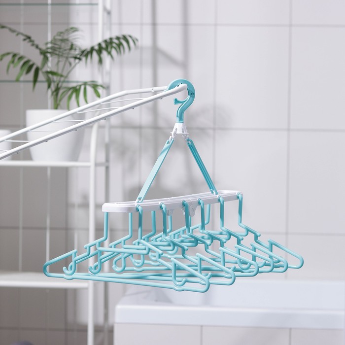 Сушилка для белья подвесная, 48×38×47 см, 6 вешалок, цвет МИКС
Сушилка для белья подвесная, 48×38×47 см, 6 вешалок, цвет МИКС