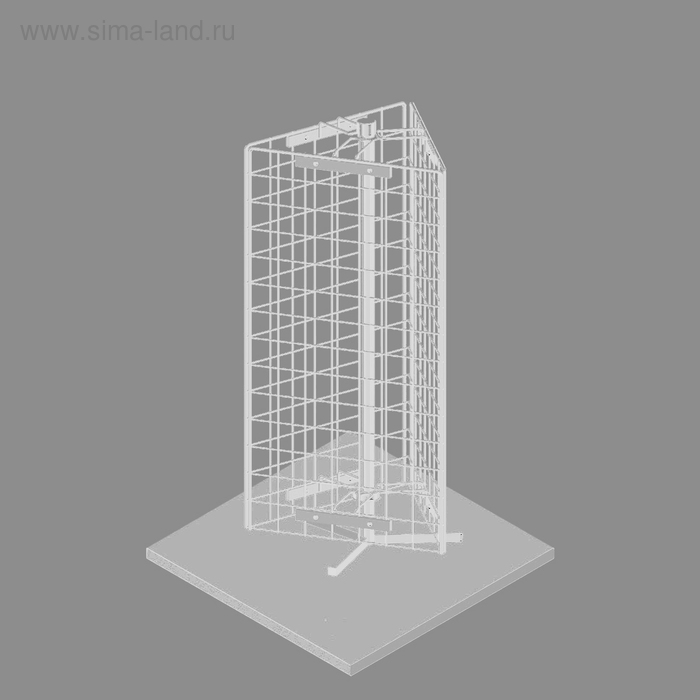 Сетка-стойка настольная вращающаяся, с сеткой, 3 стороны, 70*35 см, пруток 3 мм, цвет белый
Сетка-стойка настольная вращающаяся, с сеткой, 3 стороны, 70*35 см, пруток 3 мм, цвет белый