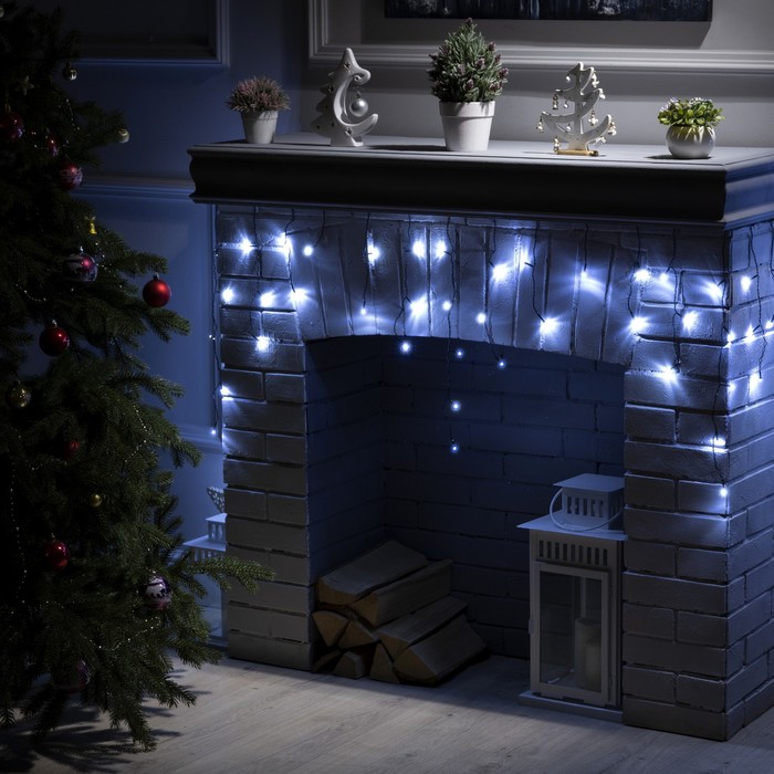 Гирлянда «Бахрома» 3 × 0.5 м, IP20, тёмная нить, 80 LED, свечение белое, 8 режимов, 220 В
Гирлянда «Бахрома» 3 × 0.5 м, IP20, тёмная нить, 80 LED, свечение белое, 8 режимов, 220 В