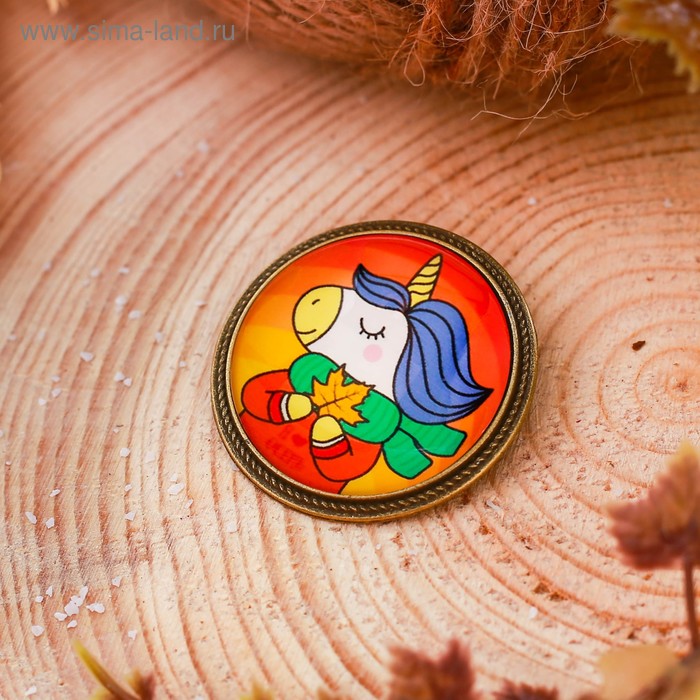 Брошь «Единорог», 8 х 12 см 
Брошь «Единорог», 8 х 12 см