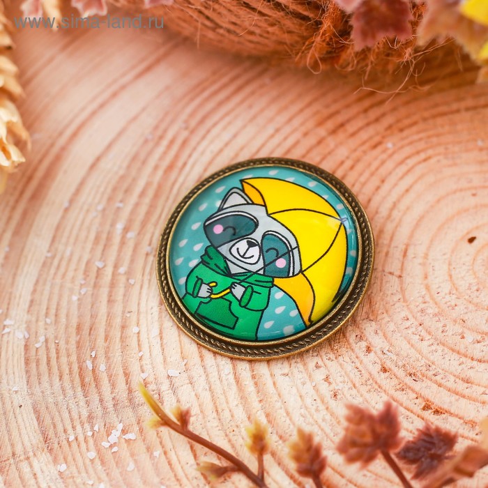 Брошь «Енот», 8 х 12 см
Брошь «Енот», 8 х 12 см