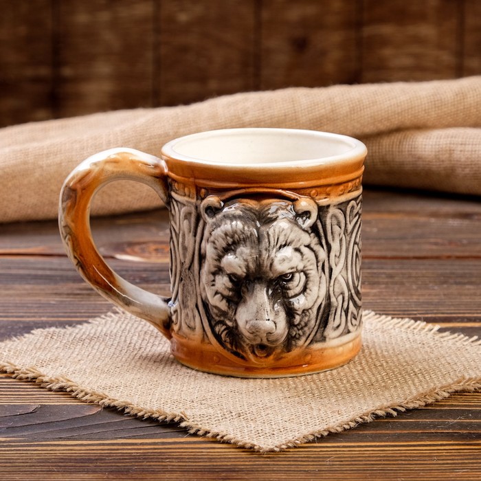 Кружка "Медведь", задувка, керамика, 0.5 л
Кружка "Медведь", задувка, керамика, 0.5 л