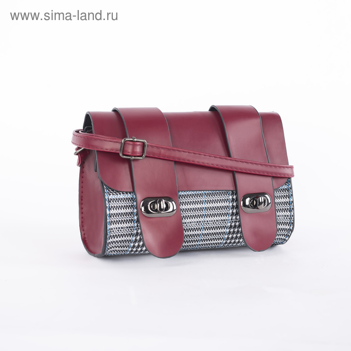 Сумка-мессенджер на молнии, регулируемый ремень, цвет бордовый
Сумка-мессенджер на молнии, регулируемый ремень, цвет бордовый
