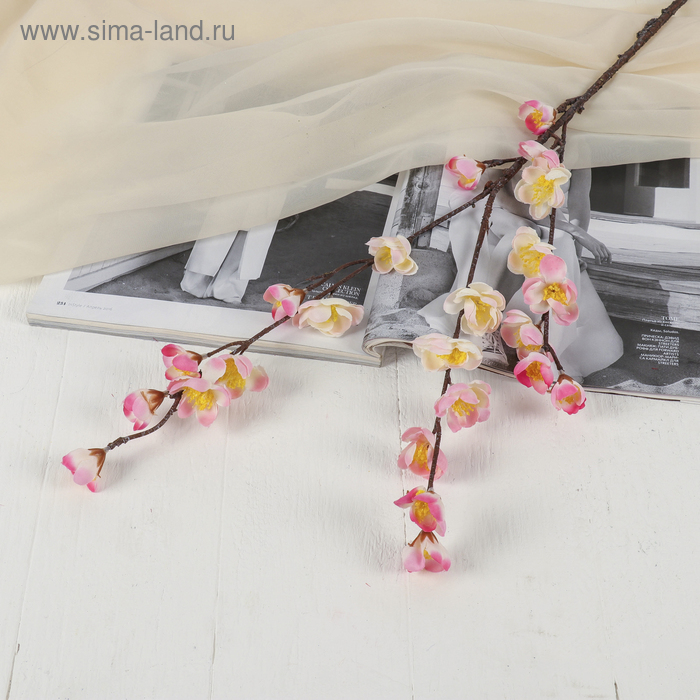 Цветок искусственный "Ветка сакуры" 3*80 см, розовая
Цветок искусственный "Ветка сакуры" 3*80 см, розовая