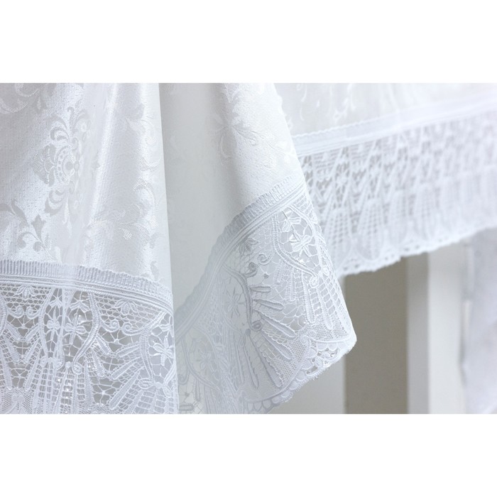 фото Скатерть meiwa, 122 х 152 см, в рулоне 10 шт., белая