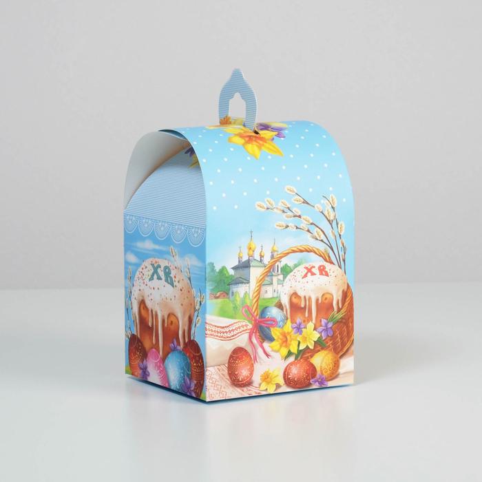 Коробка складная «В светлый праздник», 14 × 14 × 22 см 
Коробка складная «В светлый праздник», 14 × 14 × 22 см