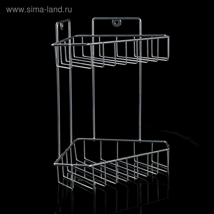 Полка угловая трапециевидная 2-х ярусная, 25×18×28 см, цвет хром
Полка угловая трапециевидная 2-х ярусная, 25×18×28 см, цвет хром