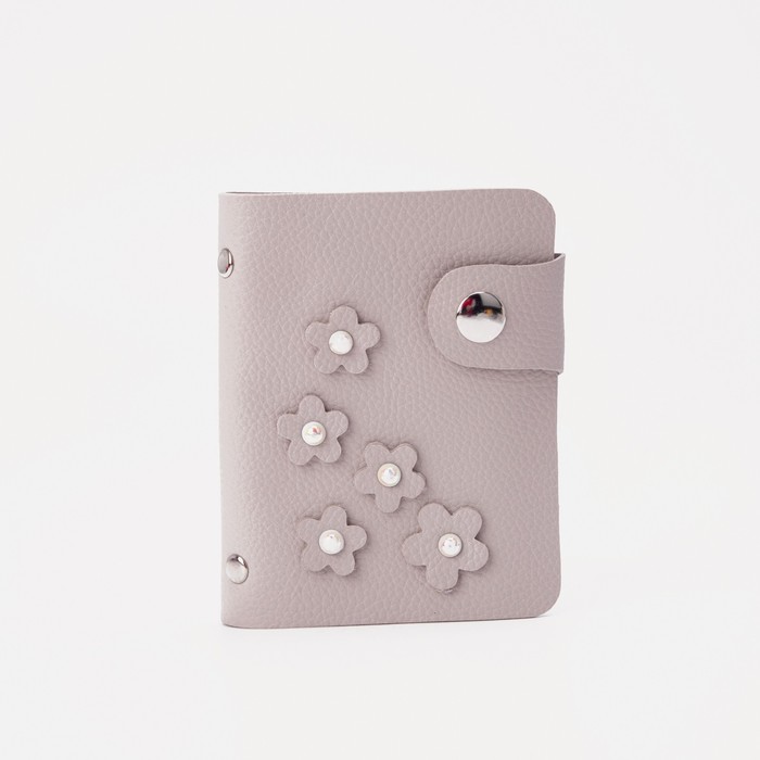 Визитница, 28 картхолдеров, на кнопке, цвет бежевый
Визитница, 28 картхолдеров, на кнопке, цвет бежевый