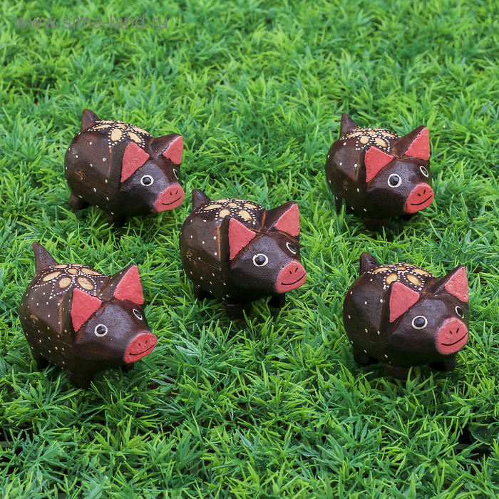 Набор сувенирный "Свинки розовые ушки" 23х6х5 см
Набор сувенирный "Свинки розовые ушки" 23х6х5 см