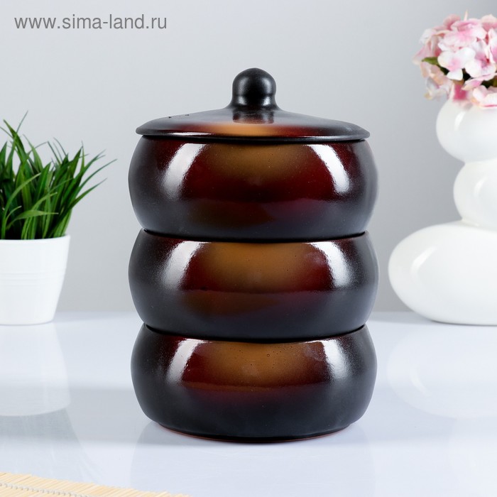 Набор для холодца "Русский" ночное солнце, 3х0,9л
Набор для холодца "Русский" ночное солнце, 3х0,9л