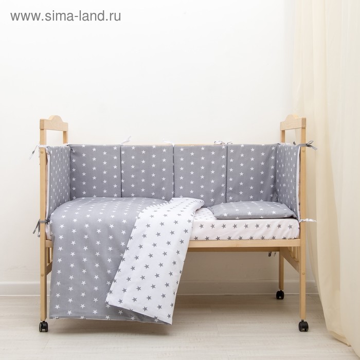 Борт в кроватку «Ноченька», чехлы съёмные, цвет серый, бязь
Борт в кроватку «Ноченька», чехлы съёмные, цвет серый, бязь