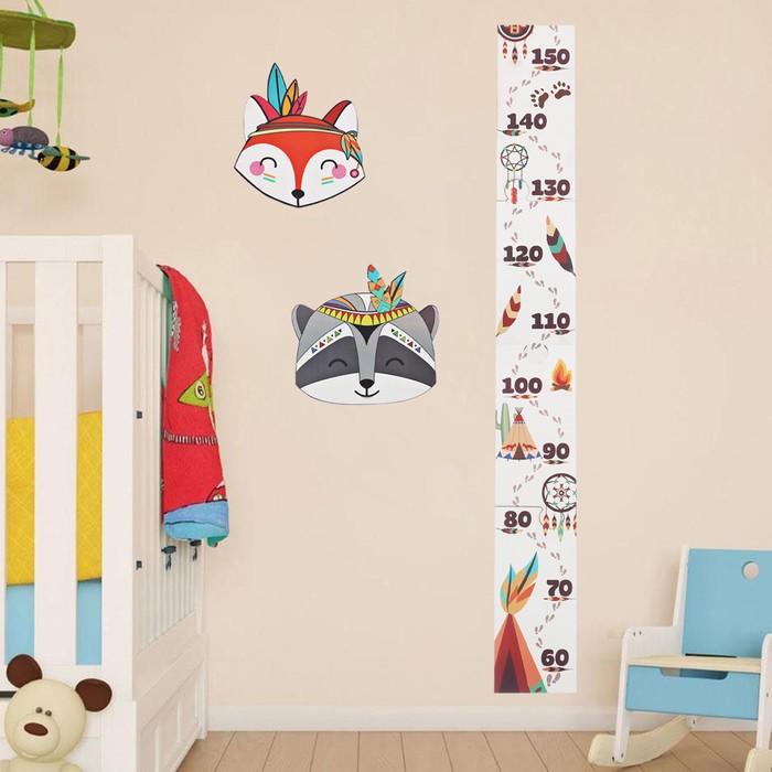 Ростомер интерьерный "Енот и лиса"
Ростомер интерьерный "Енот и лиса"