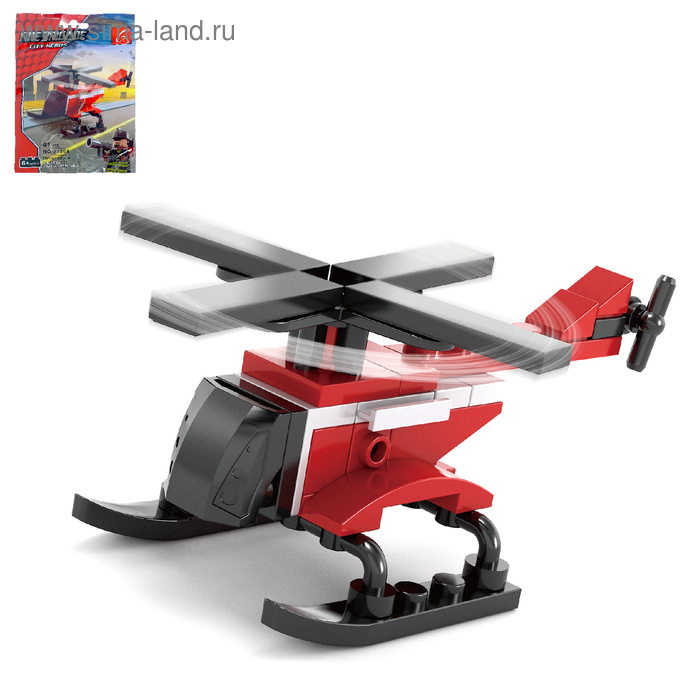 Конструктор «Пожарный вертолет», 41 деталь
Конструктор «Пожарный вертолет», 41 деталь