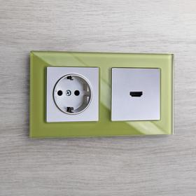 Рамка на 2 поста WL01-Frame-02, цвет фисташковый, материал стекло
Рамка на 2 поста WL01-Frame-02, цвет фисташковый, материал стекло