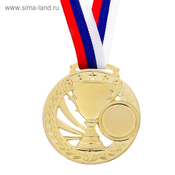 Медаль под нанесение, золото, d=7 см
Медаль под нанесение, золото, d=7 см