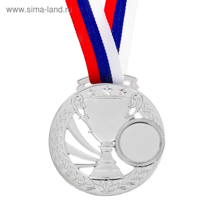 Медаль под нанесение, серебро, d=7 см 
Медаль под нанесение, серебро, d=7 см