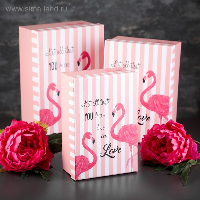 Набор коробок 3 в 1, 28 х 20,5 х 11,5 - 24 х 16 х 9 см
Набор коробок 3 в 1, 28 х 20,5 х 11,5 - 24 х 16 х 9 см