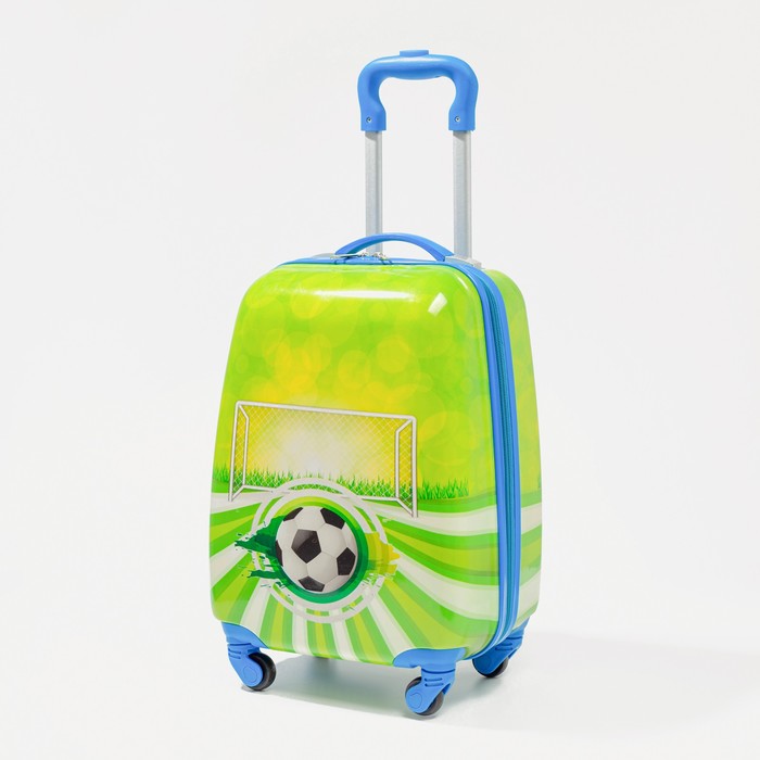 Чемодан детский 18", отдел на молнии, 4 колеса, цвет зелёный
Чемодан детский 18", отдел на молнии, 4 колеса, цвет зелёный
