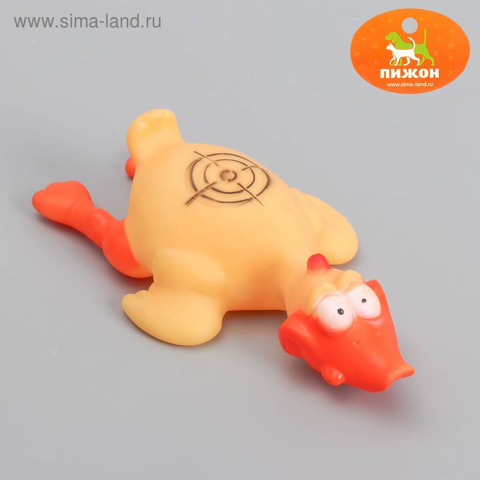 Игрушка пищащая "Утка-цель" большая, 24,5 см, микс цветов
Игрушка пищащая "Утка-цель" большая, 24,5 см, микс цветов