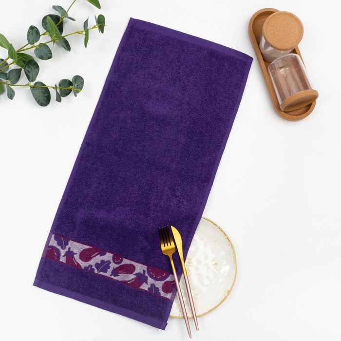 Полотенце махровое жаккардовое 30х60 см, баклажан, хлопок 100%, 340 г/м2
Полотенце махровое жаккардовое 30х60 см, баклажан, хлопок 100%, 340 г/м2